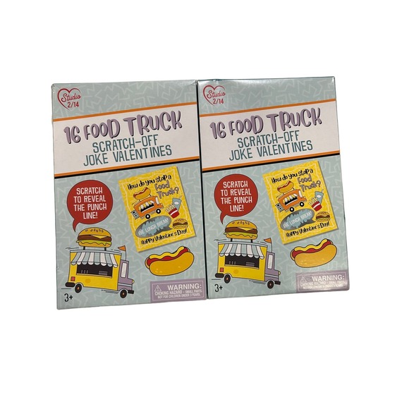 Studio 2/14 Valentines Cards Kids 2 pack 16 each New - Picture 1 of 5